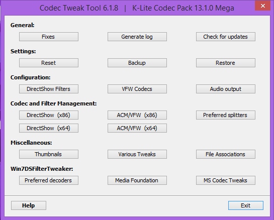 Tweak tool. Кодек пак 13,4,5. Codec tweak Tool. Кодек пак 8.8.0. Fast picture viewer codec Pack.